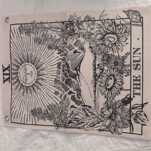 Set of 3 tarot tapestries wall hangings. Brand new.